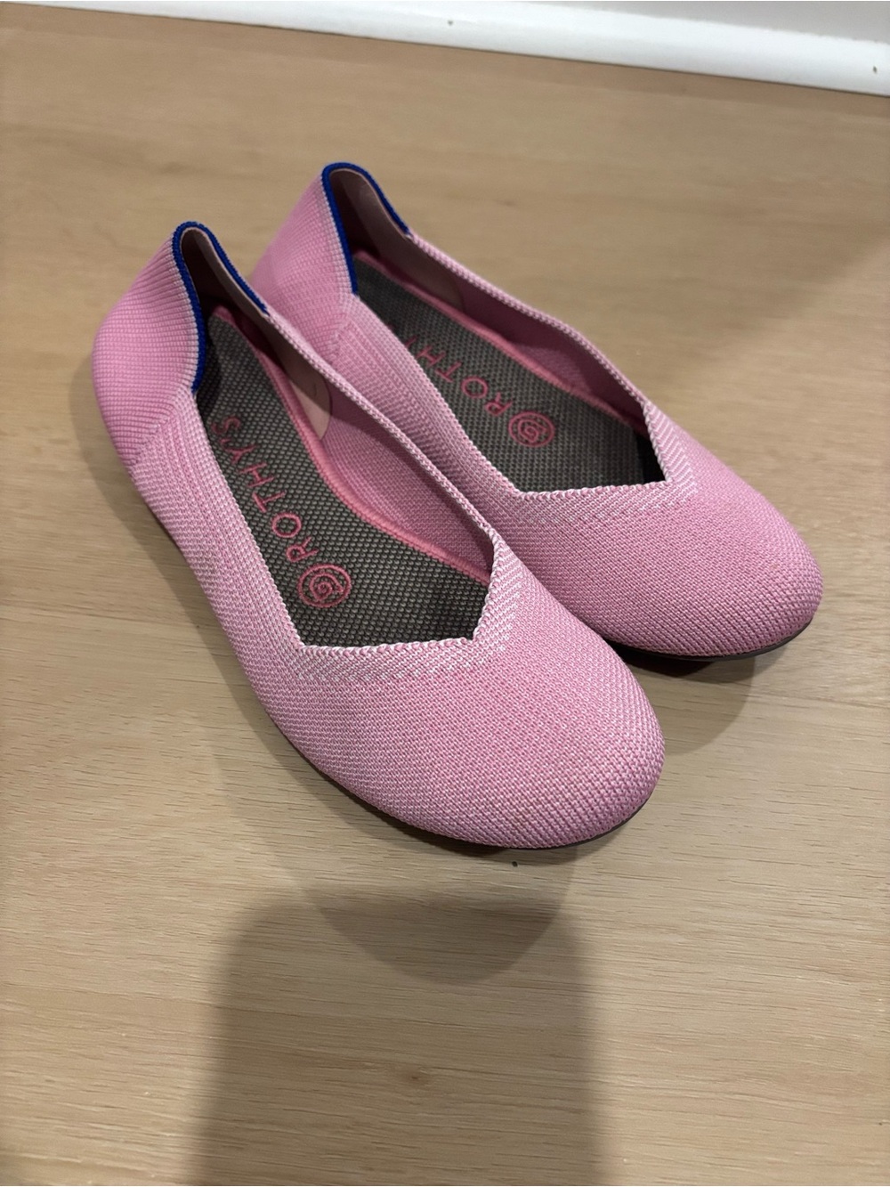 Rothy’s The Flats Knit Retired Color Begonia Pink Size Womens 6